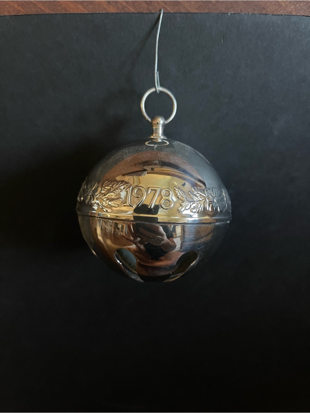 1978 Wallace Silver Holiday Jingle Bell Ornament